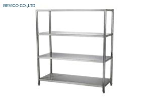 KỆ MÂM INOX 4 TẦNG , KT: 150 x 50 x 150 CM