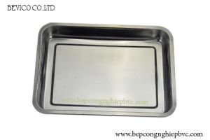 Khay inox 30x40CM | sử dụng đa năng : đựng thực phẩm, đựng trái cây, khay trưng bày...