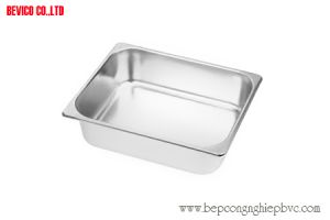 Khay inox gn 1/2, KT 325 x 265 x 65|100|150|200 mm