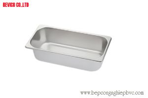 Khay inox gn 1/3, KT: 325 x 176 x 65|100|150|200mm