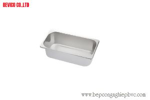 Khay inox gn 1/9, KT 162 x 108 x 65|100|150 mm