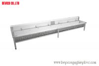 CHẬU RỬA TAY INOX, KT: 300 x 55 x 40/50 CM