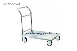 XE ĐẨY INOX 1 TẦNG, KT: 60 x 90 x 90 CM