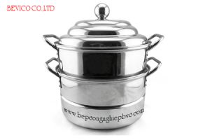 Xửng hấp inox 304 -  40cm (2 ngăn)