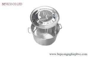 Nồi inox 304 thân thấp, đk 24 x cao 15cm (6,5L)