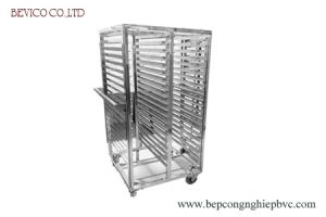 Xe để khay cơm  T150 (150 khay/xe)