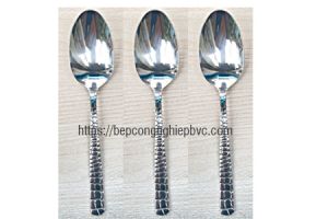 Muỗng inox 304 - họa tiết da cá sấu
