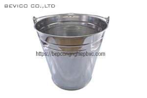 Xô inox 430 nhiều size (3l - 6l - 10l - 12l - 16l - 20l - 23l - 26l )