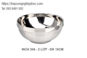 Tô cách nhiệt 15cm - INOX 304