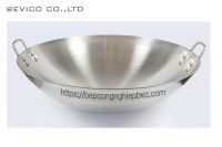 Chảo inox công nghiệp 40cm - 80cm dùng cho nhà hàng, khách sạn, quán ăn