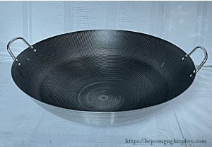 Chảo inox chống dình công nghiệp | size: 45cm, 50cm, 55cm, 60cm, 65cm,70cm