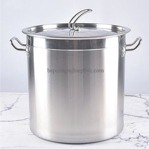 Nồi inox đáy 5 lớp | 12L/20L/30L/50L/70L/100L | Nồi dùng cho bếp gas, bếp từ, bếp điện, bếp hống ngoại...