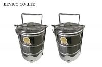 CAMEN  INOX 12 CM - 3 NGĂN