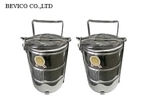 CAMEN  INOX 14 CM - 3 NGĂN